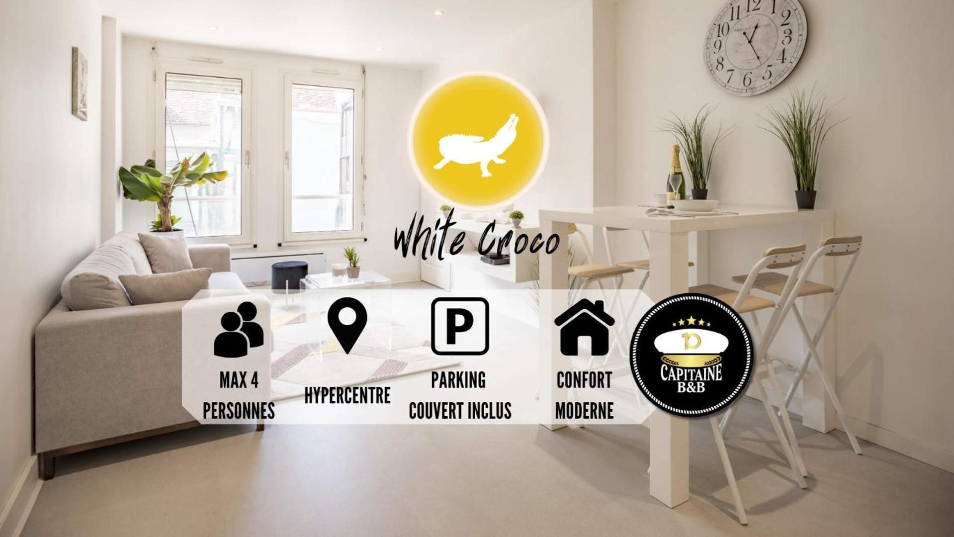 White Croco - Confort & Central Troyes Exterior foto